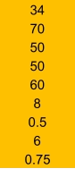 34 70 50 50 60 8 0.5 6 0.75