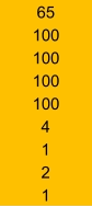65 100 100 100 100 4 1 2 1